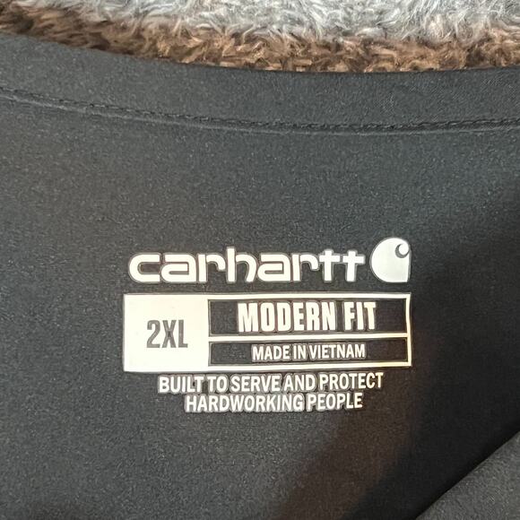 Carhartt Scrup Top Womens 2XL Black Force Work Modern Fit C12113 - Picture 3 of 9